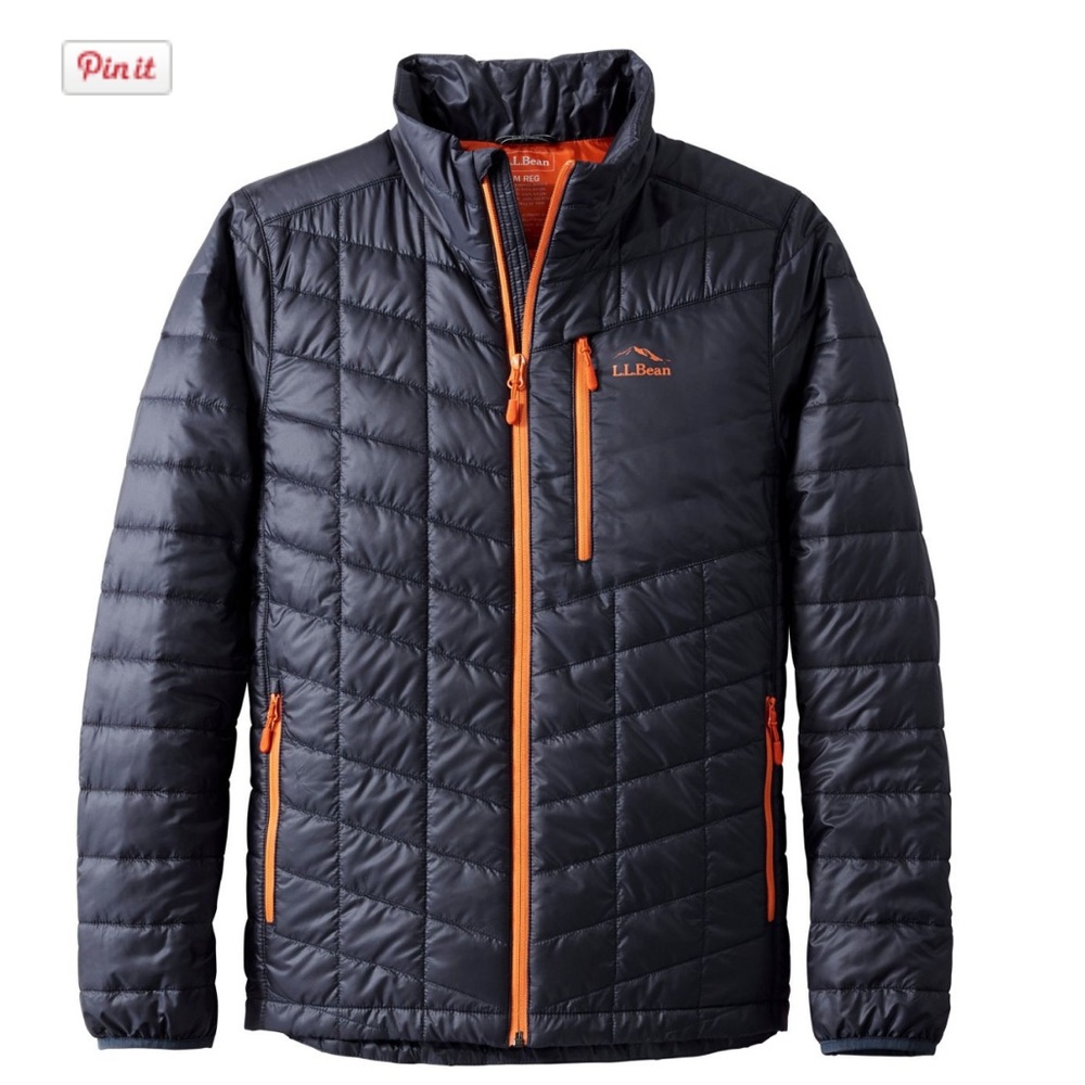 Men’s L.L. Bean PrimaLoft Packaway Jacket in Carbon Navy SZ M